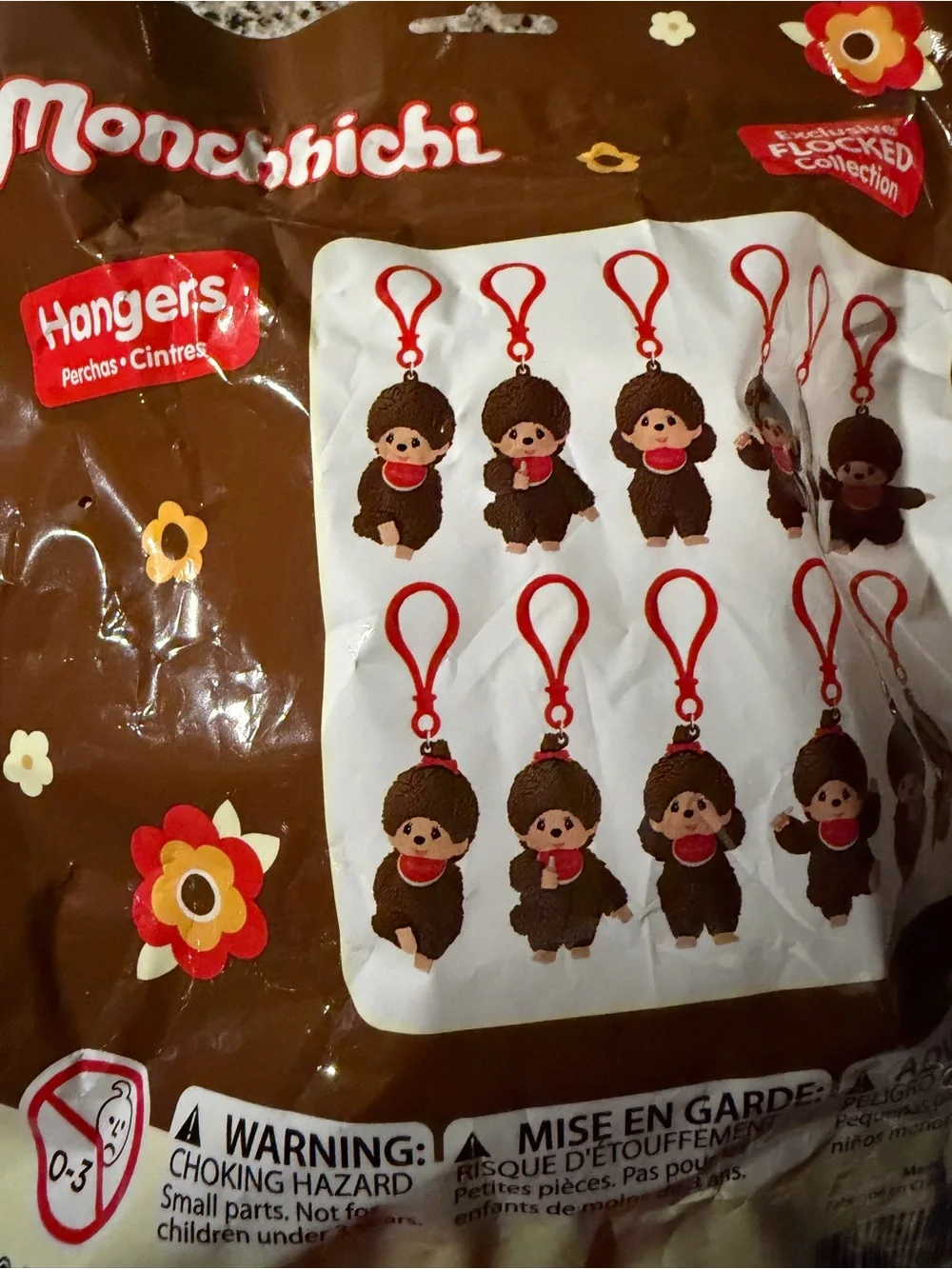 Brown Flocked Hanger - Women Accessories